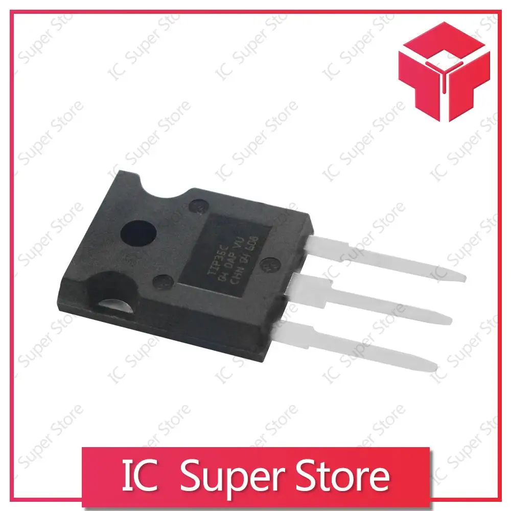 

50PCS/LOT TIP35C TO-247 TIP 35C TO-3P 25A 100V NPN transistor