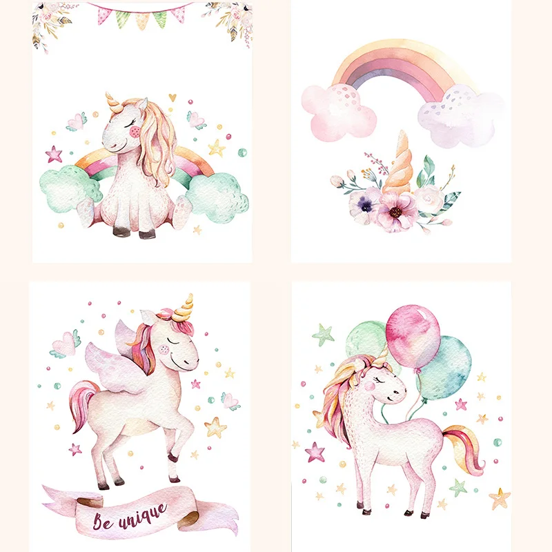 

Nordic Diamond Painting Unicorn Diamond Mosaic Paintings 5D Diy Diamond Painting Crystal Diamant Painting Cartoon Unframed P4