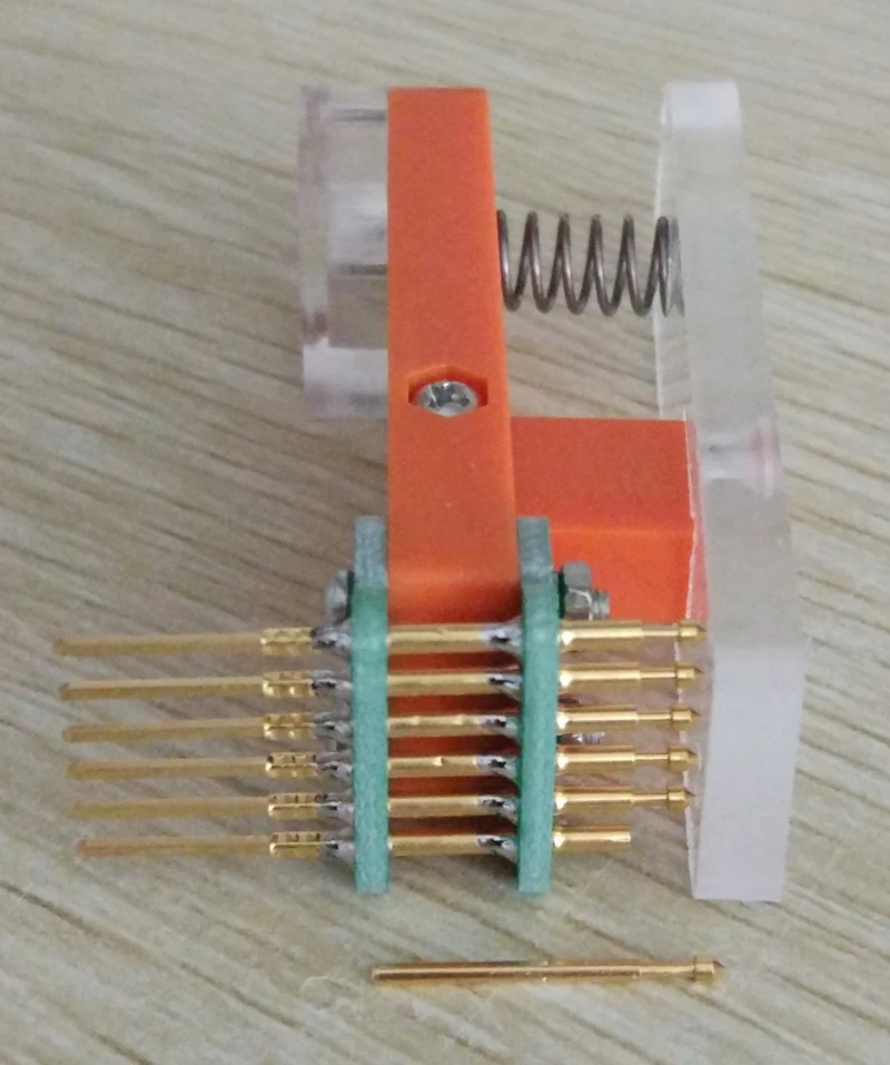Тестовая стойка PCB зажим приспособление джиг зонд загрузки программы программирования ожога 2,54 2 1,27