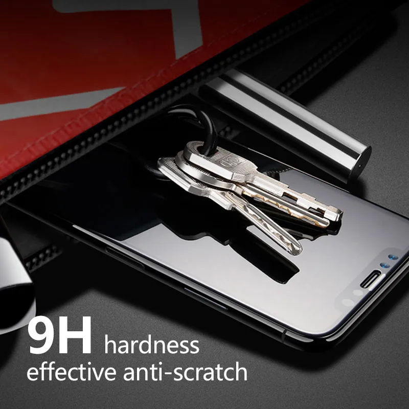 2018 Новый 9D для iphonex xr xs xsmax изогнутые сплошная полноэкранная закаленная Защитная