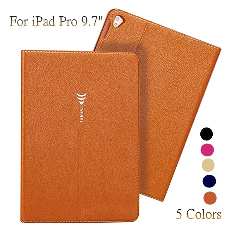 

Luxury Leather Case for iPad Pro 9.7" Fashion Smart Cover Tablet Stand Case for iPad Pro 9.7" Flip Book Cover with Card Slots