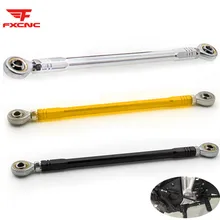 CNC de Alumínio Da Motocicleta Footpeg Rearset Da Shift de Engrenagem Shifter Rod Linkage Para Universal Modificado 170 180 190 200 210 240 260 280 milímetros