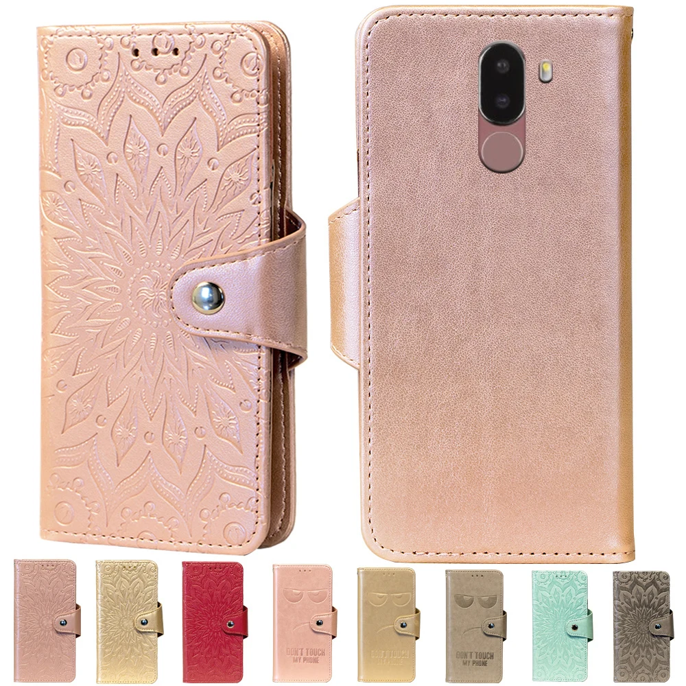

Embossing Stand Flip PU Leather wallet Case Cover For Doopro P5 P5 Pro 5.5 Inch Phone Cases