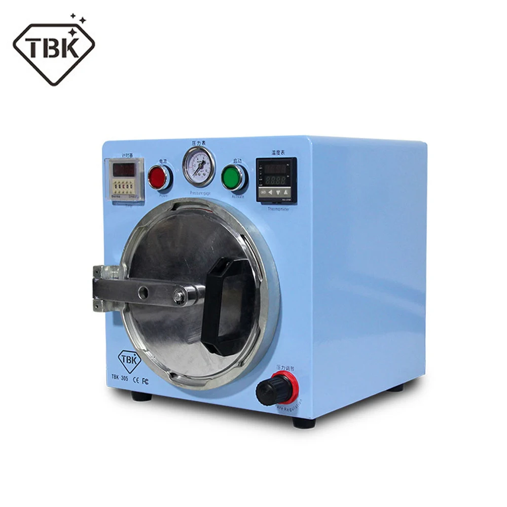TBK-305 Mini Air Bubble Remover Machine In Addition Just 3 Minutes For Mobile Phone Repair LCD Refurbishment TBK-305 Mini Air Bubble Remover Machine In Addition Just 3 Minutes For Mobile Phone Repair LCD Refurbishment