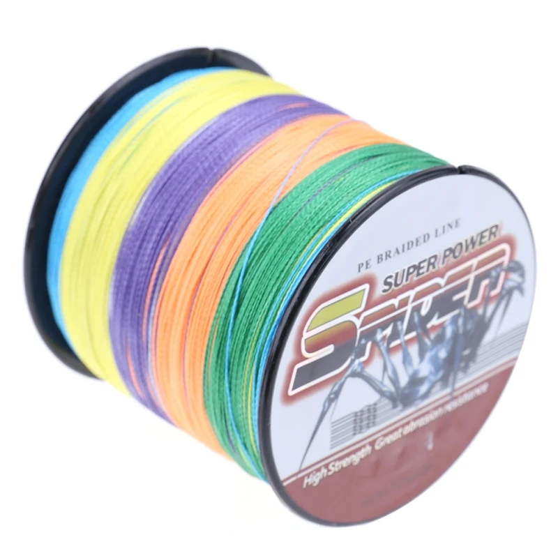 500M PE Weaving Strong 4 Strands Multifilament Braided Fishing Line