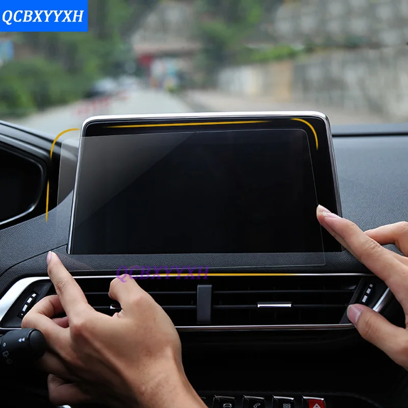 Автомобильный Стайлинг 8 дюймов gps навигационный экран стальная стеклянная Защитная пленка для Ford Explorer управление ЖК-экраном Автомобильная наклейка