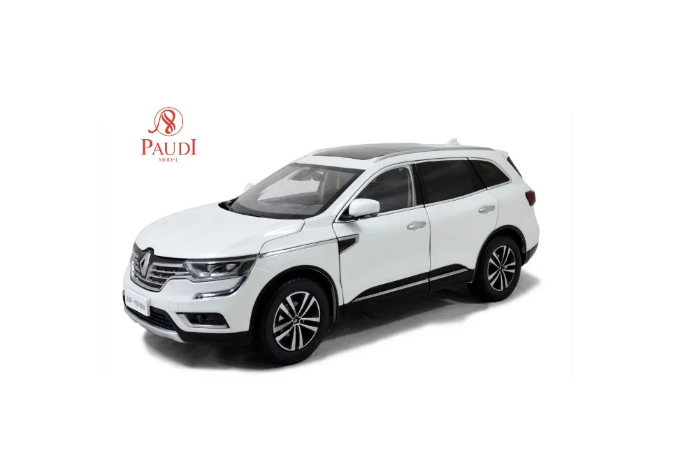 

Paudi Model 1/18 1:18 Scale Renault Koleos 2016 White Diecast Model Car Toy Model Car Doors Open