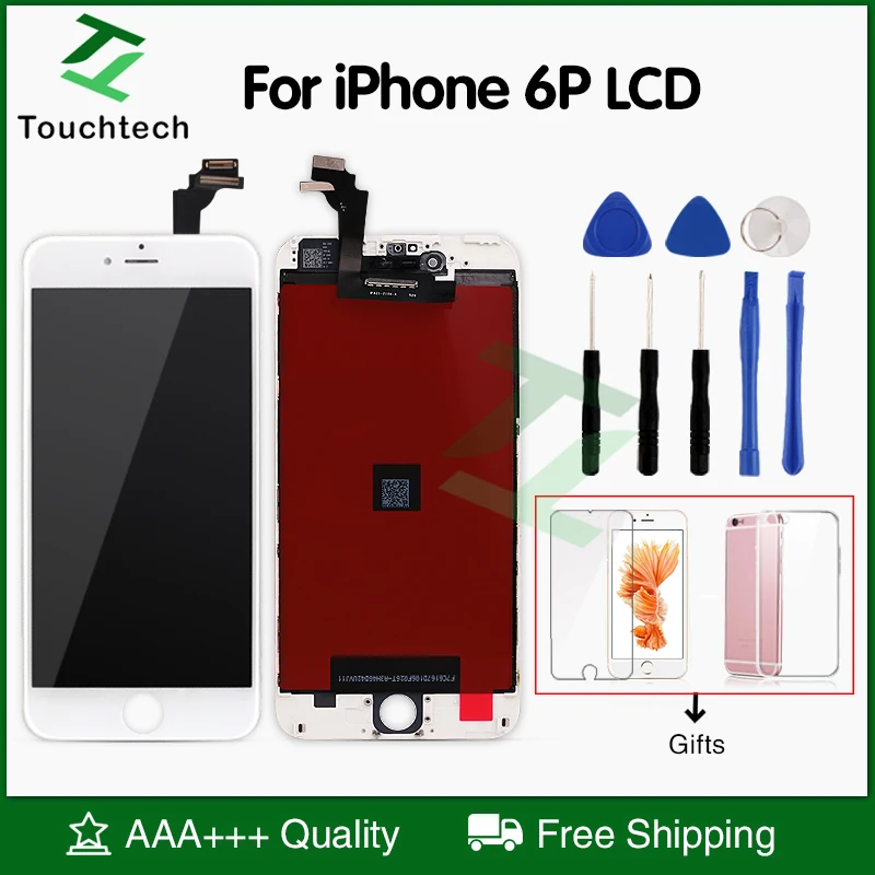 

1PC OEM Tested One by One AAA+++ Quality For iPhone 6 Plus LCD Replacement Screen LCD with Digitizer Assembly Display Free Ship