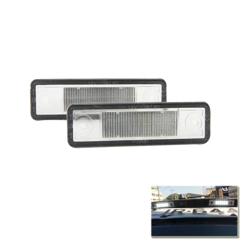2PCs Car Led Number License Plate Lights Lamp For Vauxhall For Opel