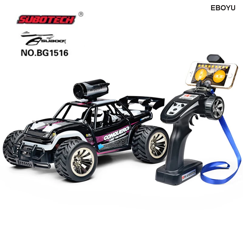 EBOYU SUBOTECH BG1516 1:16 2.4G RC Car with 720P HD Camera Wifi FPV High Speed Racing RC Desert Buggy Car Gift Toys