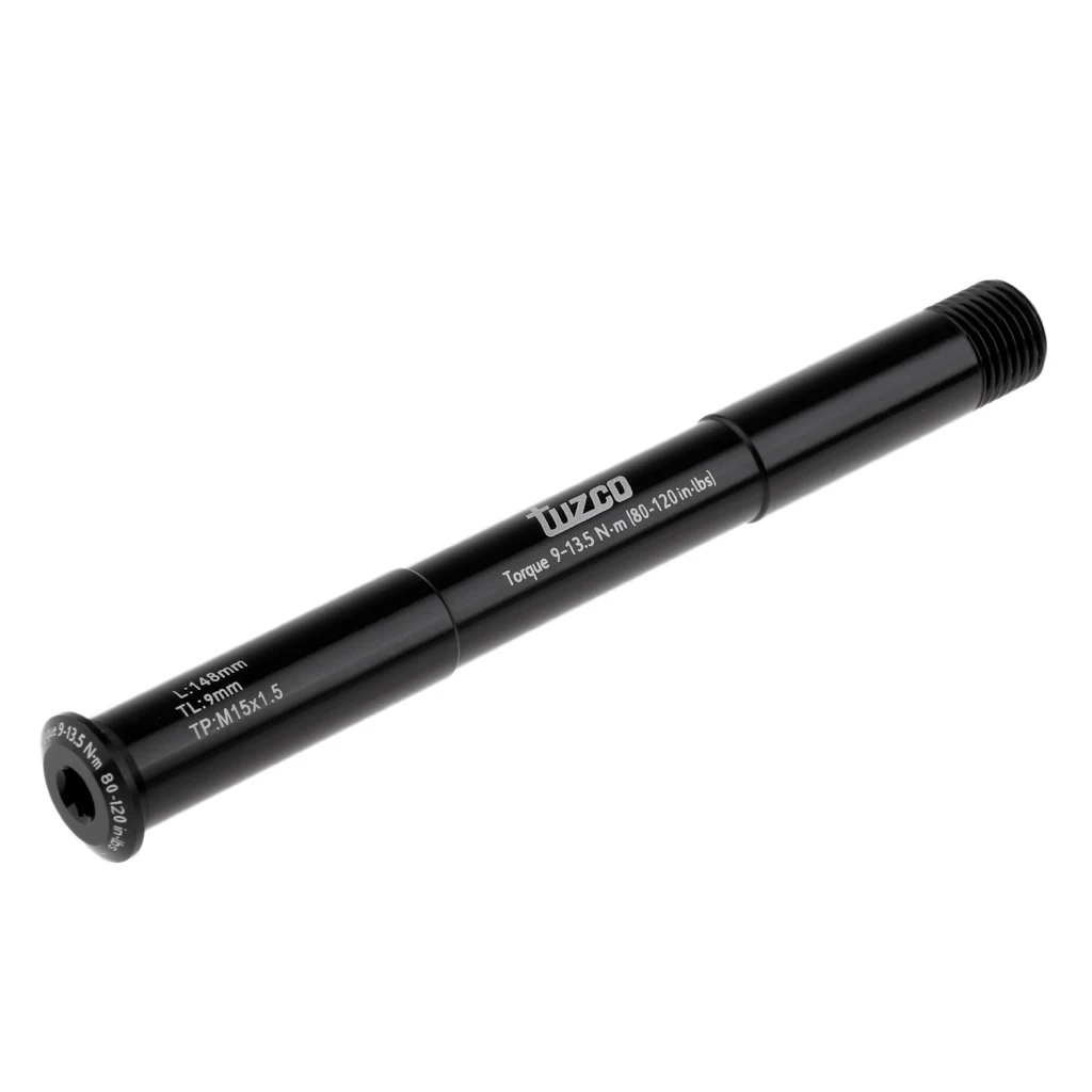 Ultralight Bicycle Front Hubs Thru Axle,Mountain Bike Tube Shaft for Rock Shox Fork,Skewer Lever Bicycle Accessories - 15x100mm