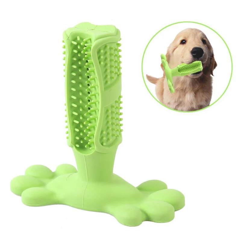 

Pet Dog Playing Molar Toothbrush Non Toxic Rubber Chew Toy for Small Medium Dog Puppy Toothbrush Teeth Training Toy Dropshipping