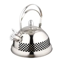 2.7л чайник из нержавеющей стали со свистком для кофе, чайники для воды, Индукционная газовая плита, чайник для воды, домашняя кухня