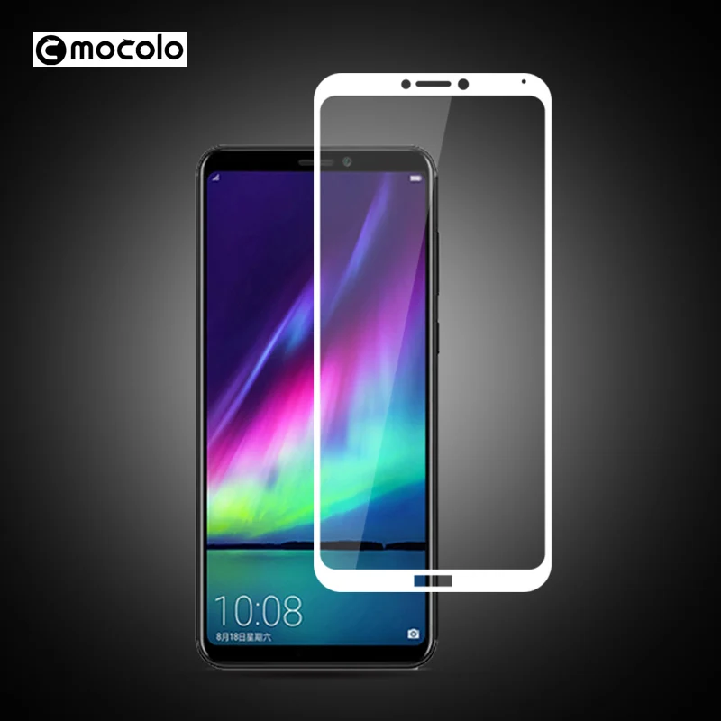MOCOLO для huawei Honor Примечание 10 Стекло шелковая печать полный охват закаленное Экран
