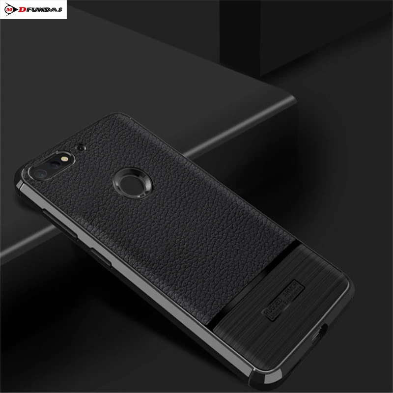 Чехол для Huawei Honor 7A Pro чехлы 7 A роскошный чехол из кожи личи силиконовая Мягкая