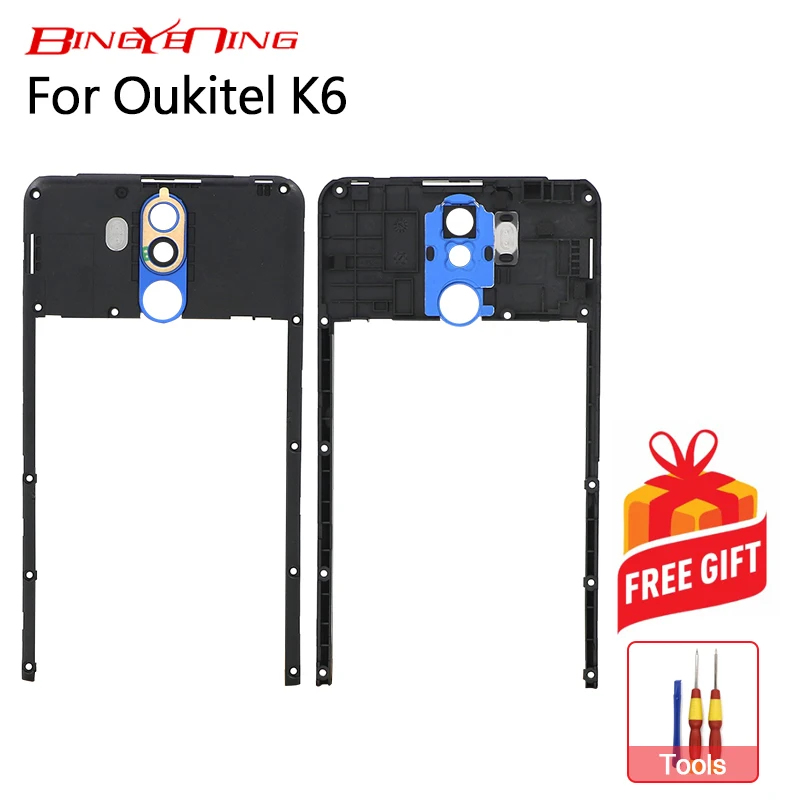 BingYeNing новый оригинальный для Oukitel K6 средняя рамка в сборе Замена + быстрая