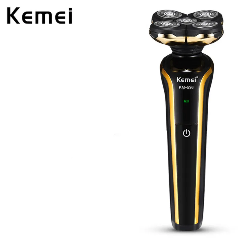 

Kemei 4 In 1 Electric Shaver Men Cordless 4D Razor Nose Ear Sideburn Trimmer Dual Wet And Dry Use Shaving Machine For male New