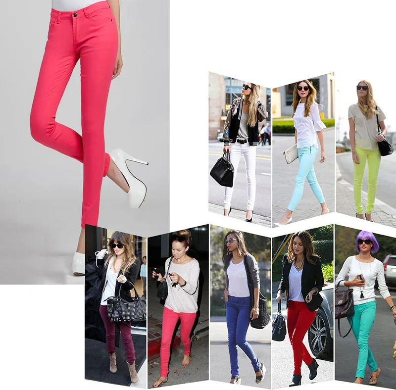 Осенние женские узкие брюки Харадзюку, одноцветные леггинсы карамельного цвета с высокой талией, тянущиеся обтягивающие женские брюки, летние брюки для женщин