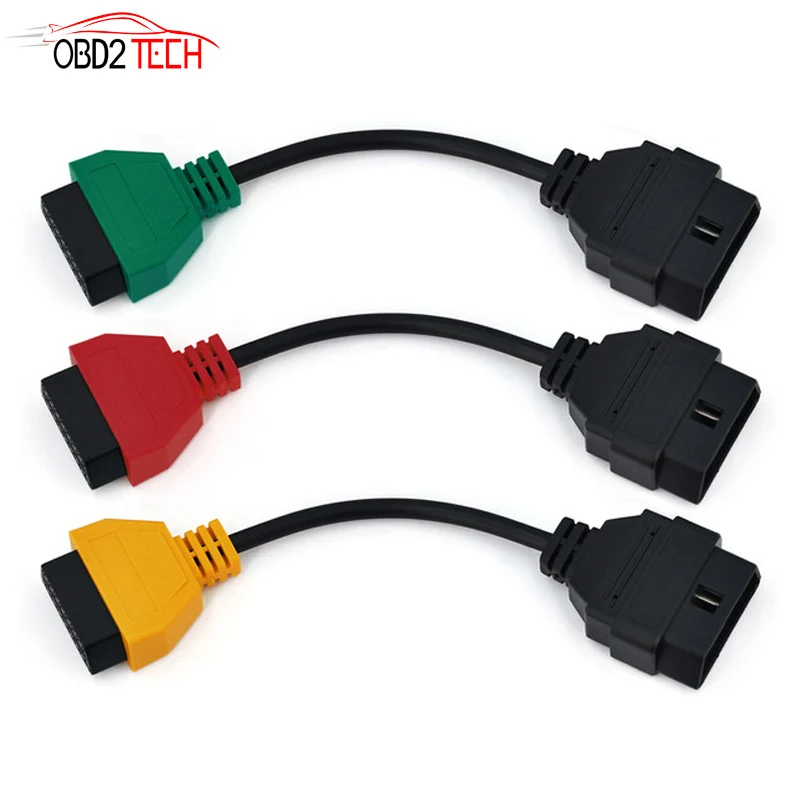 Адаптер сканирования для Fiat Ecu разъем multiecuscan OBD2 16 контактный кабель OBD три