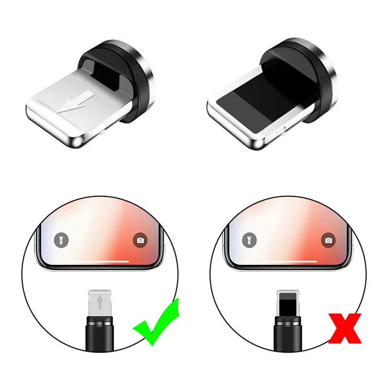 Магнитный Micro USB кабель 2A Зарядка 1 м светодиодный магнитный кабель для зарядки и передачи данных для iPhone Xiaomi 4X huawei P8 Lite samsung A5 J5 J7