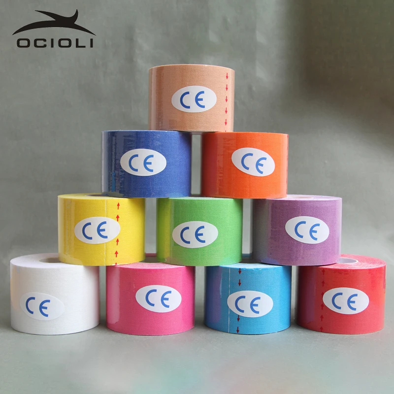 

10 Rolls Kinesio Tex Tape Athletic Tapes Kinesiology Sport Taping Strapping Good Quality Football Exercise Muscle Kinesiotape