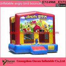 4x4m PVC tarpaulin inflatable bouncer, inflatable bouncy castle with free shipping
