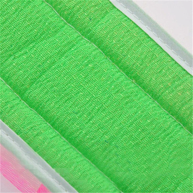 2018new fashion 1PCS Strip Shower Towel Dual-Use Thickened Bath Flower Rubbing Back Bath Ball Hot good quality C0208            09