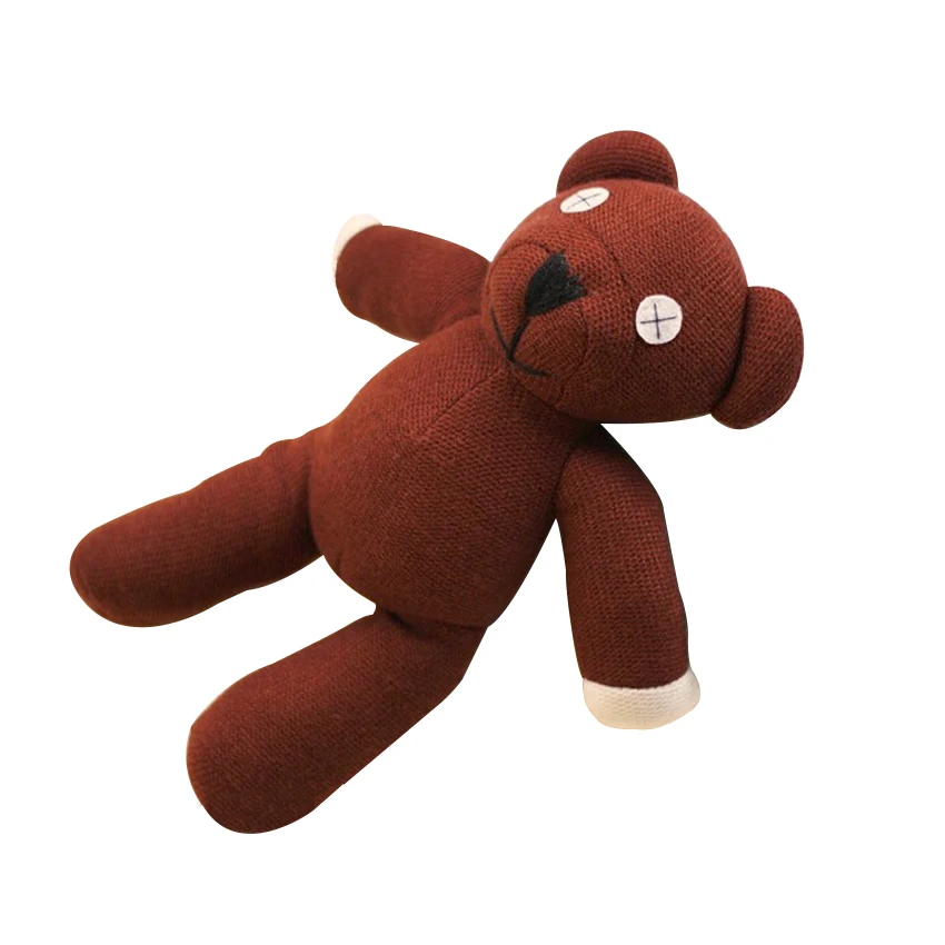 1 шт. 23 см Mr Bean плюшевый медведь животное мягкая плюшевая игрушка мультфильм коричневая фигурка кукла ребенок дети подарок игрушки подарок на день рождения