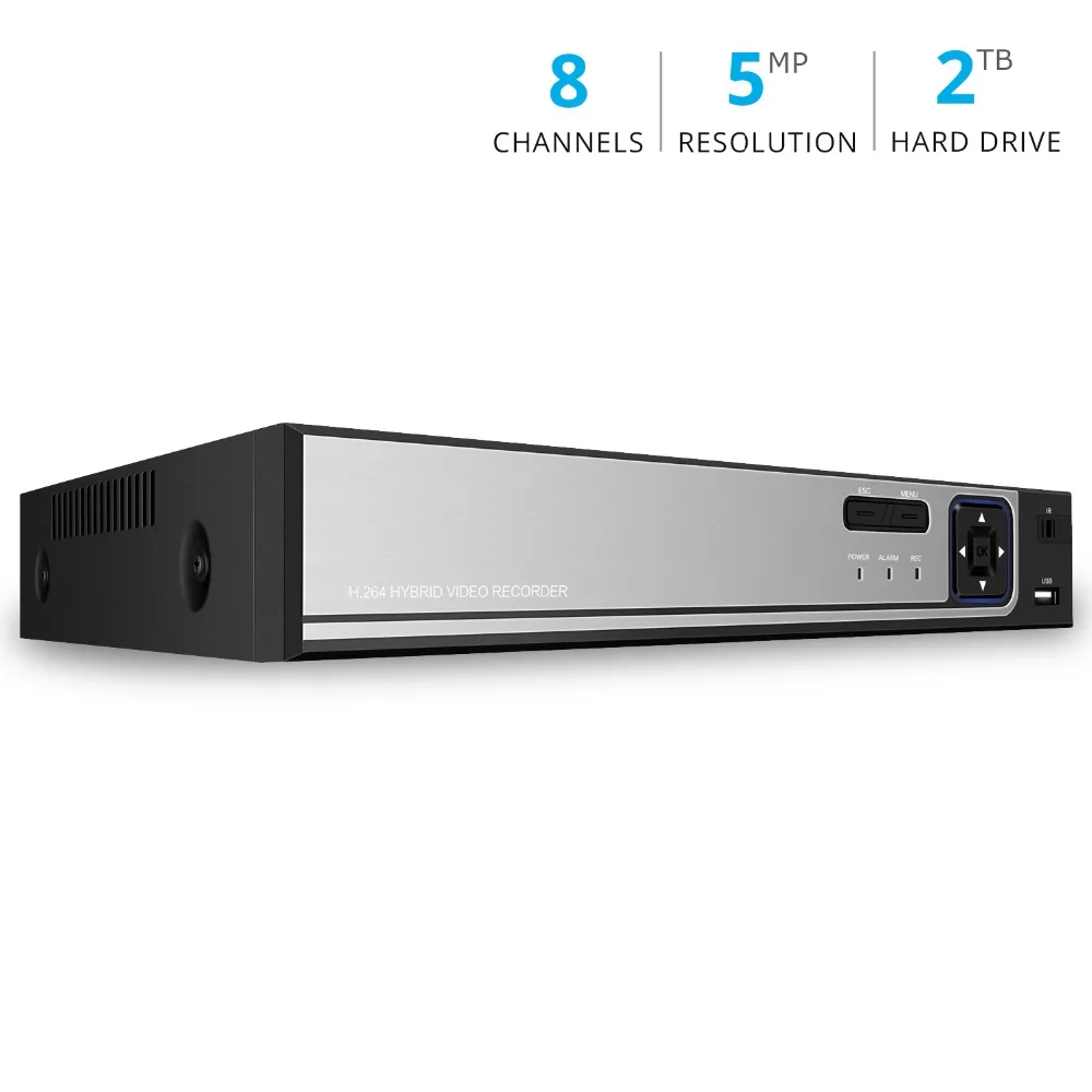 Сетевой видеорегистратор BESDER 4CH/8CH H.265 CCTV NVR 48V PoE 4 канальный * 5MP/8 4MP сетевой P2P ONVIF 2