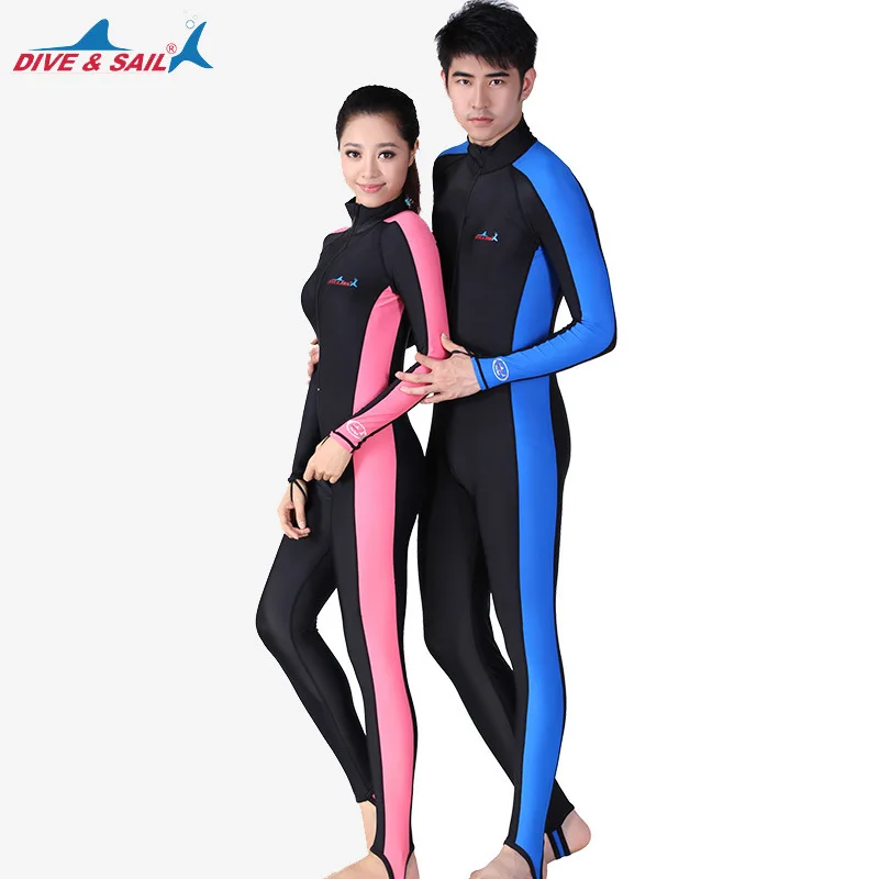 

Womens Mens Wetsuit - Lycra Full Body Diving Suit & Sports Skins for Snorkeling, Swimming, Spearfishing & Water Sports UPF50+