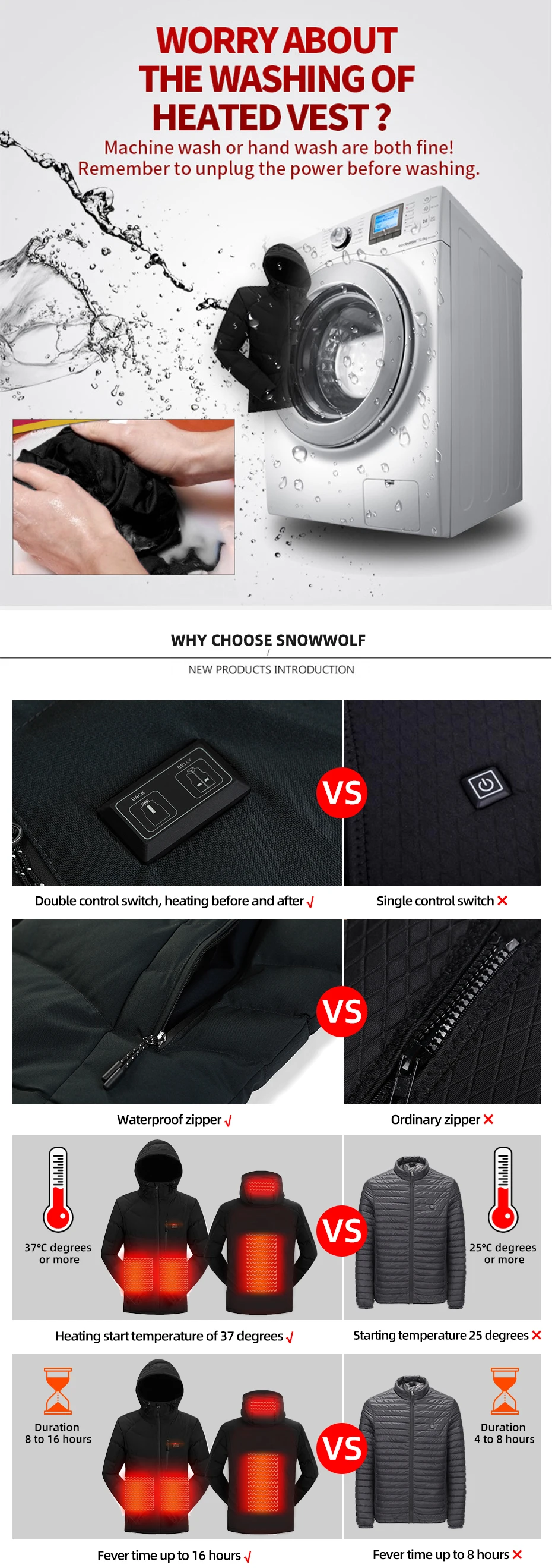Snowwolf 2018 homens inverno roupas de pesca