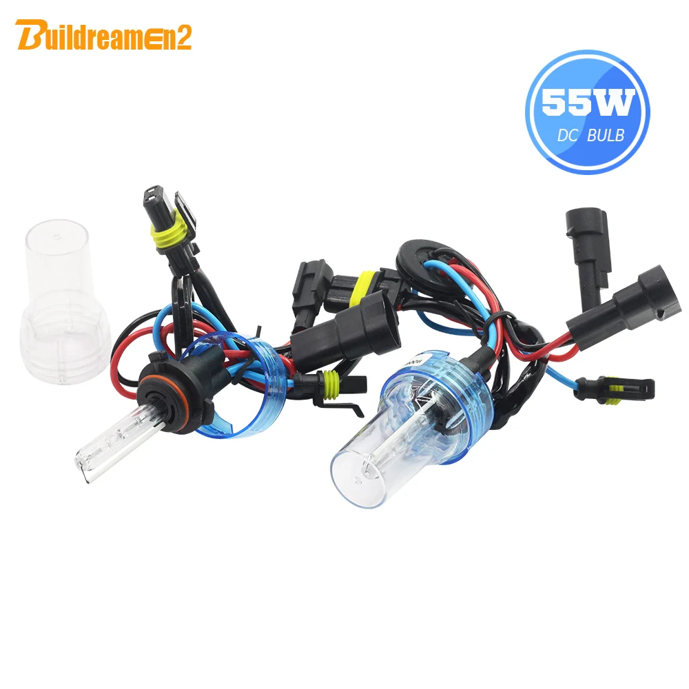 Комплект Ксеноновых Ламп Buildreamen2 55 Вт HID H1 H3 H7 H8 H9 H11 9005 9006 880/1 3000K 8000K 12 В