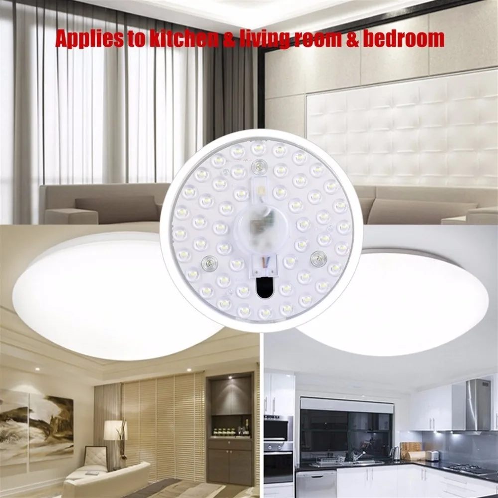 

Panel Round Ceiling Lamp ultra-thin LED ceiling Light Modified Lamp Board Light Source Board LED Light Source With Lens Module