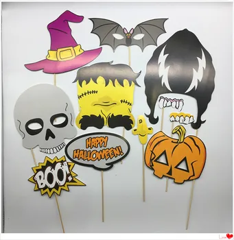

LIFE MAGIC BOX Halloween Photo Props Photography Backdrops Party Funny Ghost Witch Hat Pumpkin