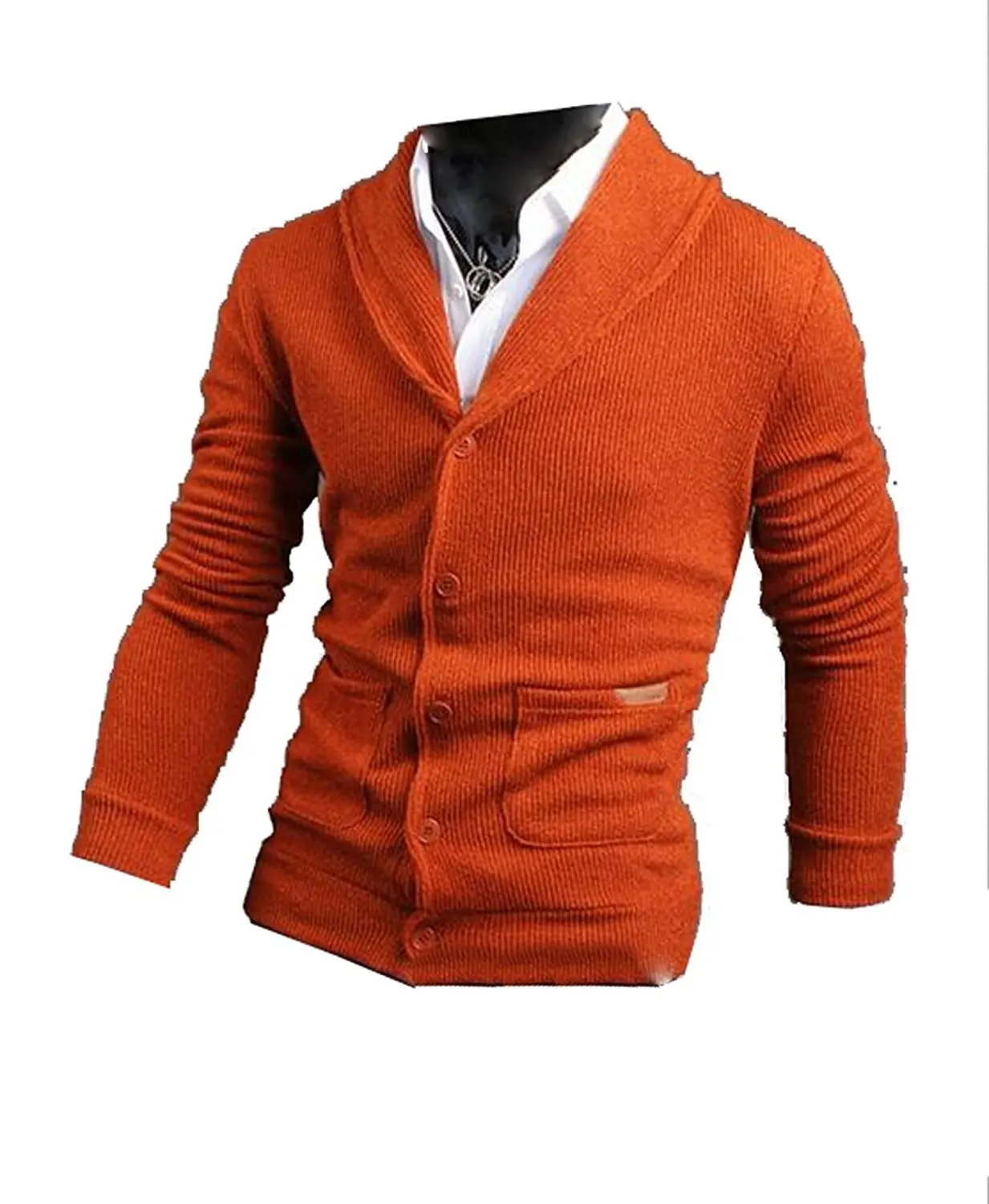 Generic Mens Casual Long Sleeves Cardigan Sweater Button