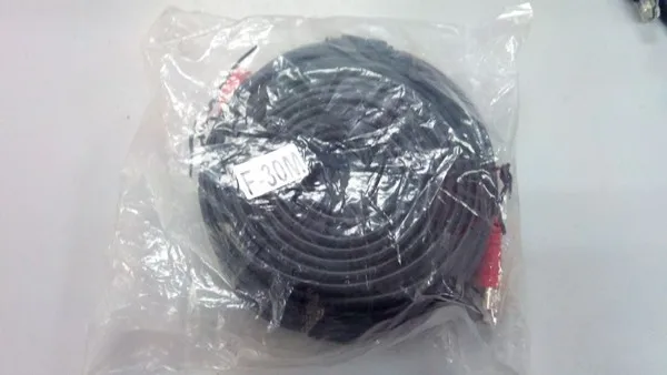 

20M CCTV Cable for Security Surveillance 65feet Video Power Cable for CCTV Camera with Video BNC and Power DC Connector 3PCS/L