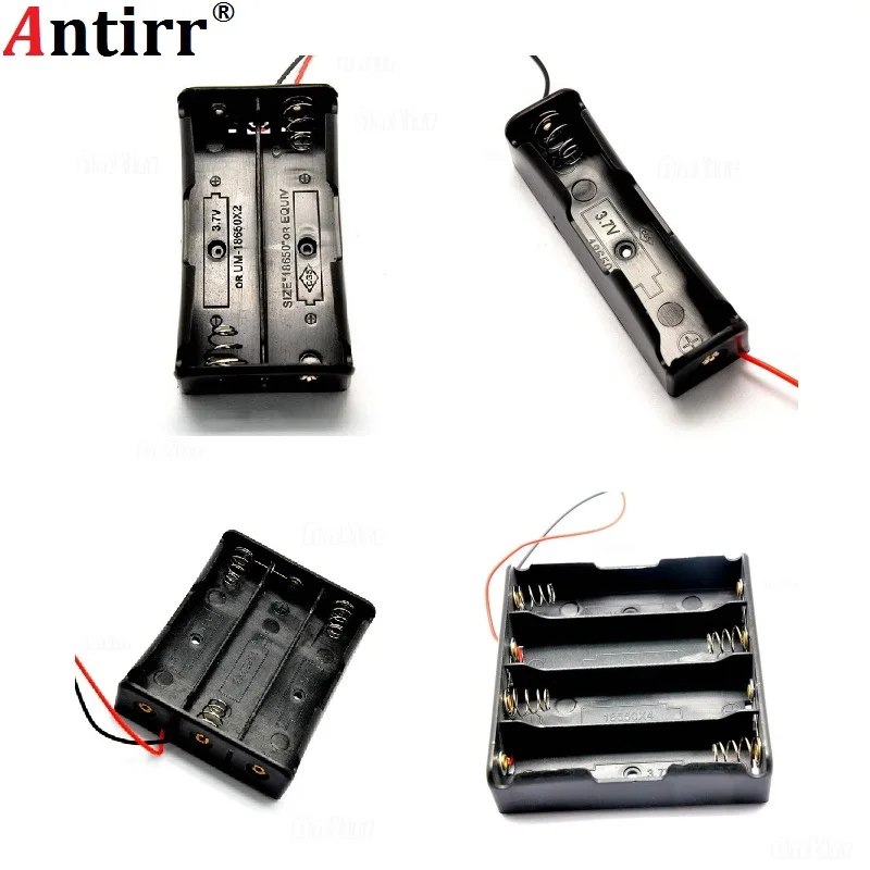 Чехол для аккумулятора черный 1 шт. 2x 3x 4 18650 3 7 В|battery storage box|battery storage18650 lead |