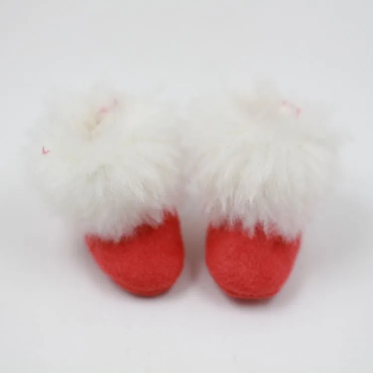 Для 1/6 г. Blyth нормального тела зимние ботинки войлочная обувь подходит ледяной куклы Jecci Five