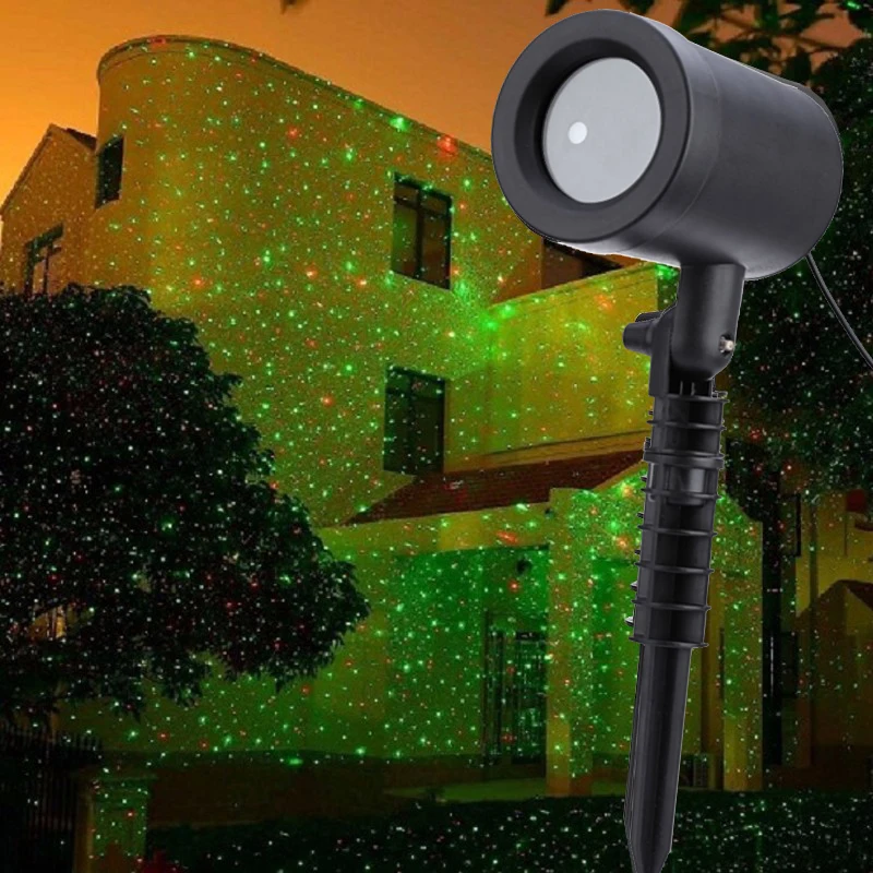 Outdoor Christmas Laser Projector Sky Star Stage Spotlight Showers