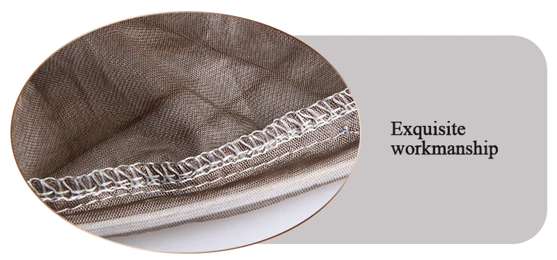 100% prata revestida rf emf que protege o dossel