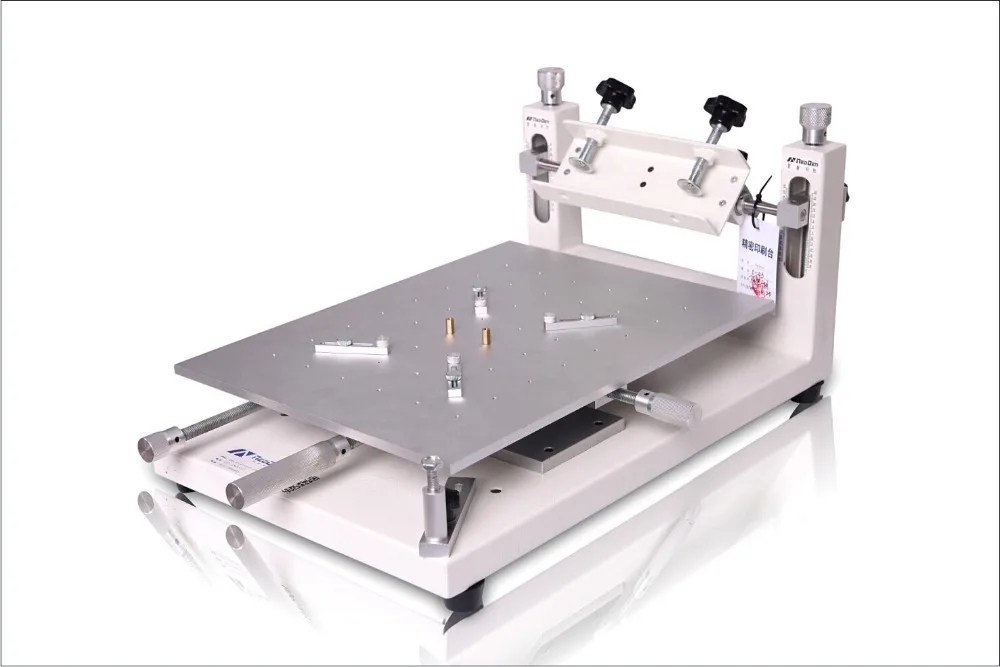 Manual solder paste printer pm3040 for home DIY SMT prototype, by USA and Europe market