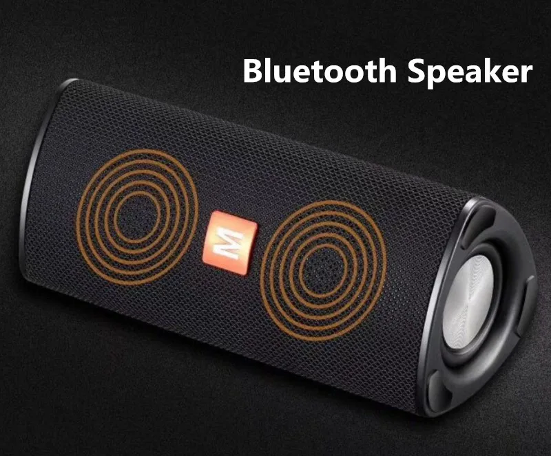 

Bluetooth speaker built-in stereo Rock 10W portable wireless Bluetooth speaker compatible with TF AUX card