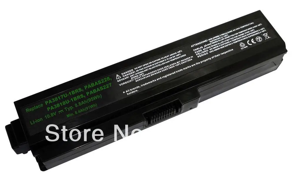 ФОТО 12cell computers battery for toshiba Satellite L750 PA3817U-1BRS PA3818U-1BRS PA3819U-1BRS PABAS178 PABAS227 PABAS228 PABAS230