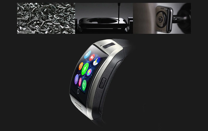 Ssdfly Смарт-часы с камера с сенсорным экраном Tf карта камера Facebook Whatsapp Twitter Bluetooth Smartwatch для Android Ios Телефон