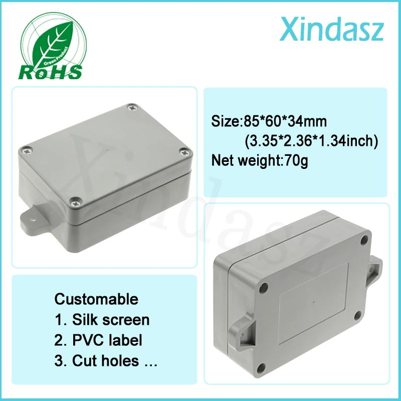 Wholesale Free shipping 10pieces wall mounted plastic box enclosures