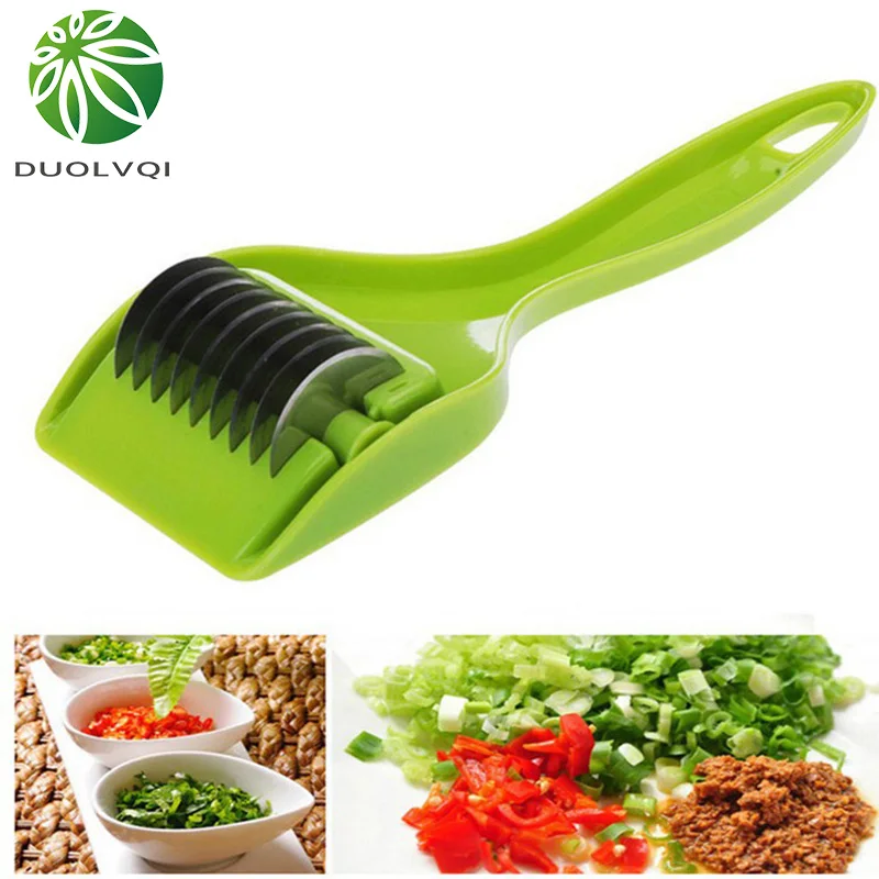 

Duolvqi Multifunctional vegetables Cutter Stianless steel Roller cutting machine Onion Slicer Garlic Cutter Chopper Useful tools