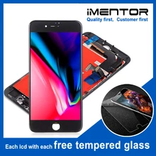 10 шт., стекло для ЖК-экрана AAA iphone 5 5S 5C SE 6 6P 6S 6SP 7 7P 8 8P, ЖК-дигитайзер с сенсорным дисплеем, pantalla в сборе(China)