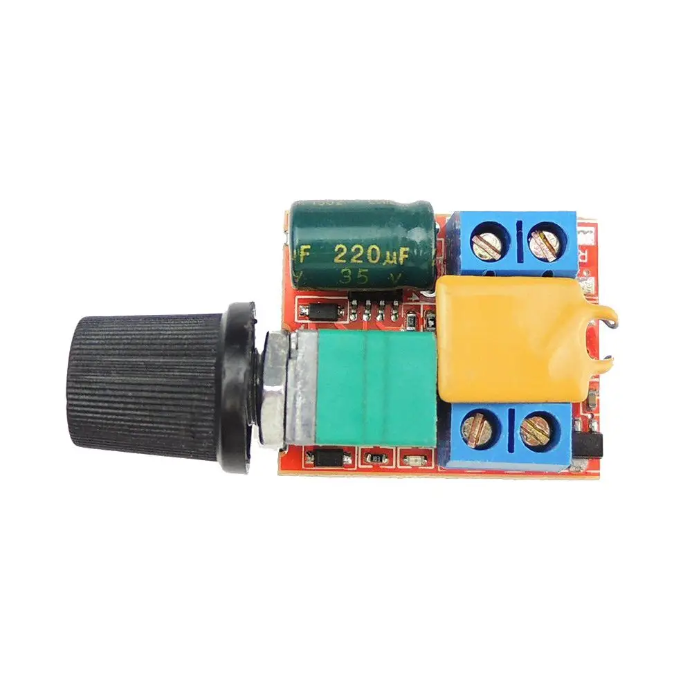 Мини DC контроллер скорости ШИМ 3V 6V 12V 24V 35VDC 90W 5a переключатель управления