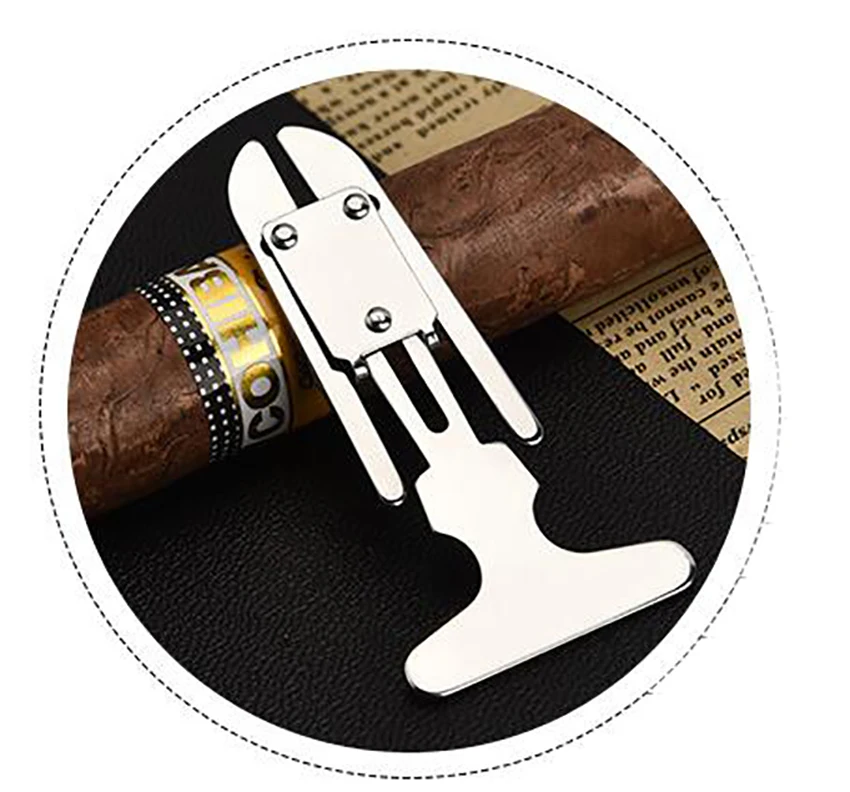 Творческий подставка для очков Нержавеющая сталь ножницы для сигар на открытом воздухе портативная сигара ножницы аксессуары для курения сигары приспособления для резки