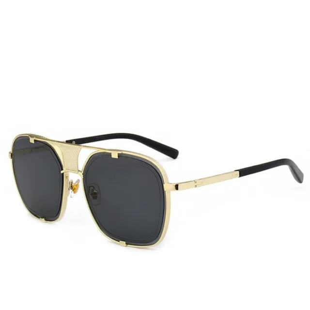 Realstar 2018 Fashion Metal Sunglasses For Men Brand Designer Square